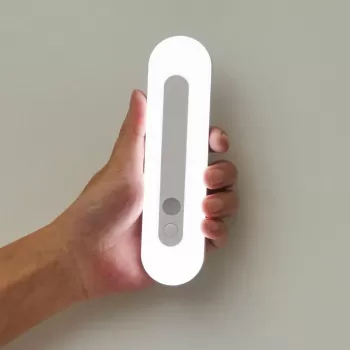 Lampa dulap cu led, reincarcabila, cu senzor de miscare, cu magnet, lumina calda b9cc imagine