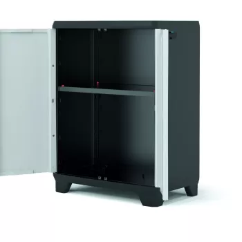 Dulap 1 polita gri Keter Low Linear 68x39x90cm c4d7 imagine