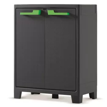 Dulap 2 polite graphite Keter Low Moby 80x44x100 cm 649f imagine
