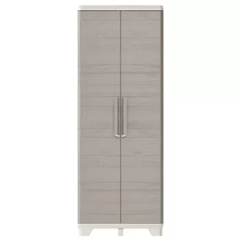 Dulap inalt bej Keter Wood Grain 68x39x182 cm 8699 imagine