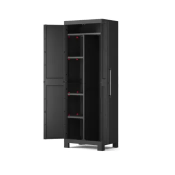 Dulap inalt negru Keter Detroit Multi Purpose 65X45X182 eadc imagine