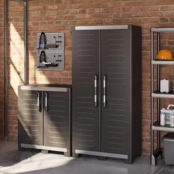Dulap inalt negru Keter XL Garage 89x54x188 cm 971e imagine